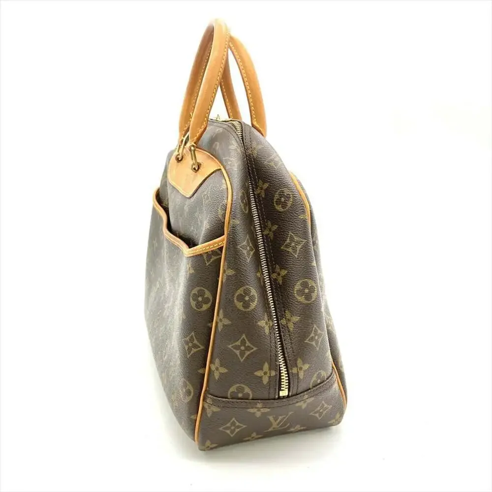 LOUIS VUITTON Brown Monogram Canvas Deauville Bag